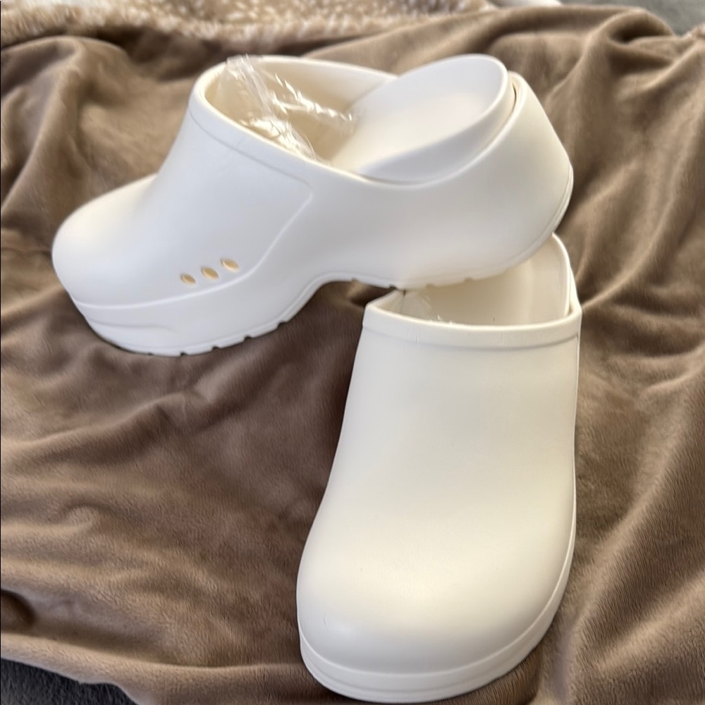 White Women's Clogs